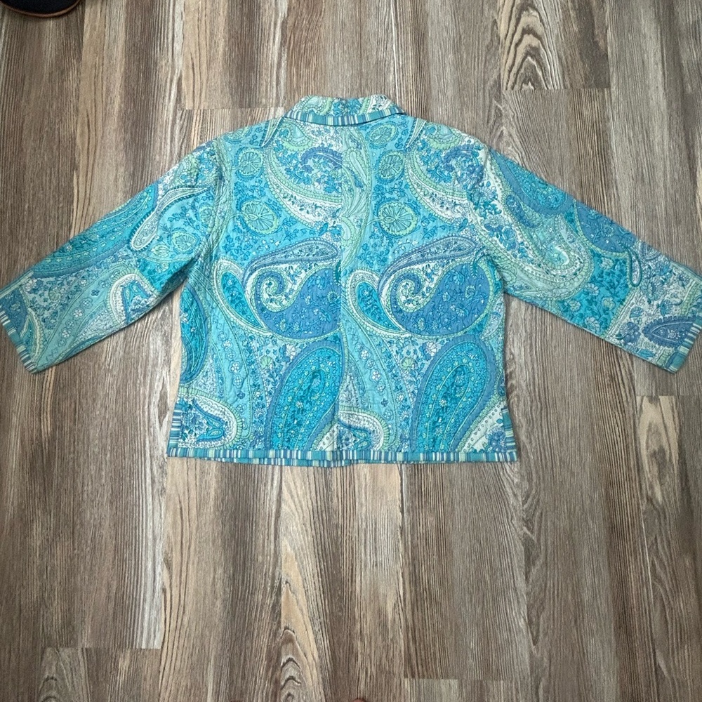 ⭐️Draper’s & Damon’s Petite Large reversible jacket shell⭐️ - Picture 2 of 12
